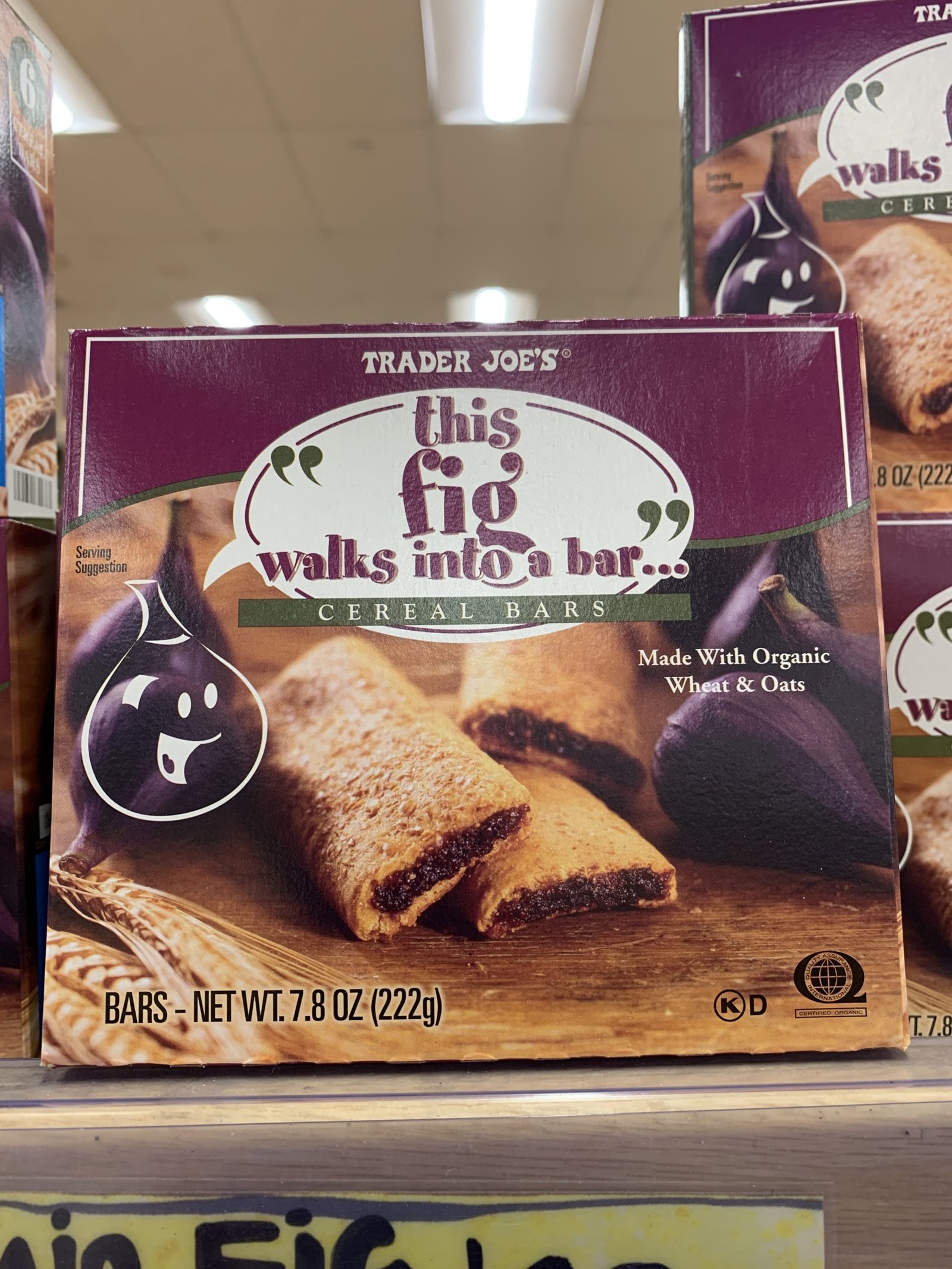 cereal bars at trader joes