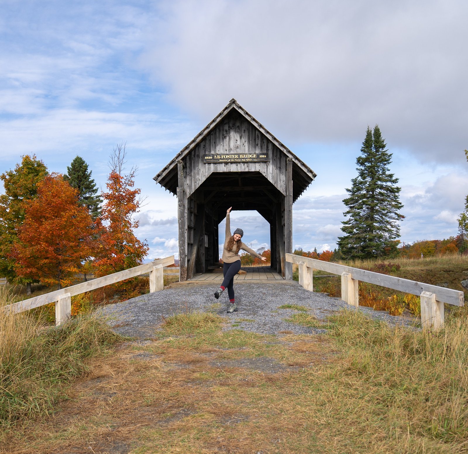 covered bridge in vermont